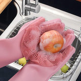 silicone cleaning gloves